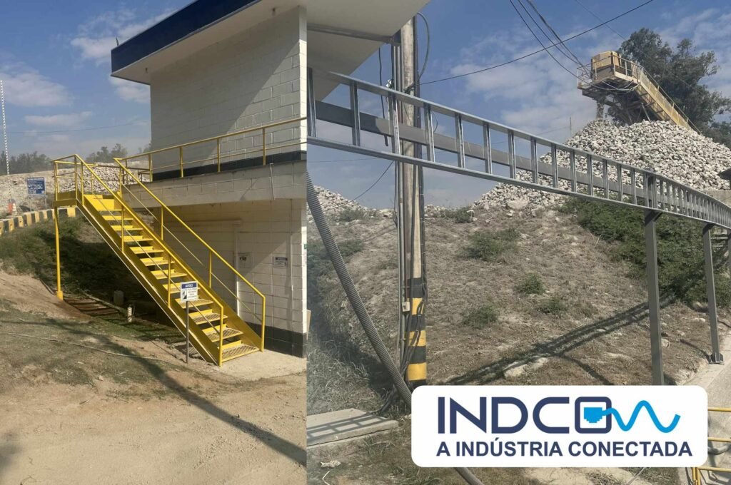 Manutenção industrial leitos e passagem de cabos